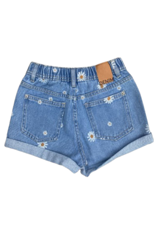 GILRS SHORT ALLOVER PRINT-Back