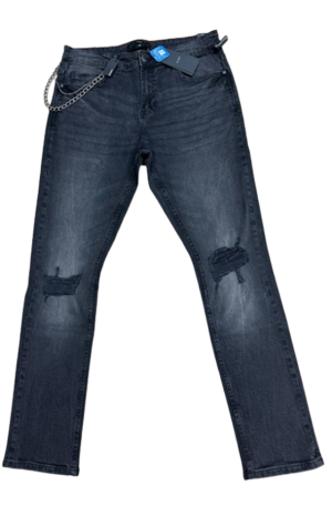 MEN’S SKINNY LONG pant with metal chain