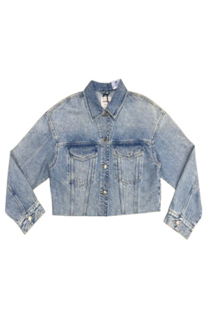 ladies jacket with stone emblishment-font