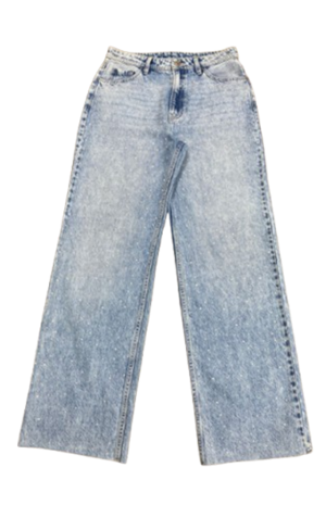 ladies wide leg pant-font