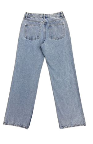 ladies wide leg pant glitter print-back