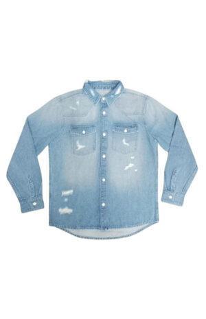 Mens denim jacket-font